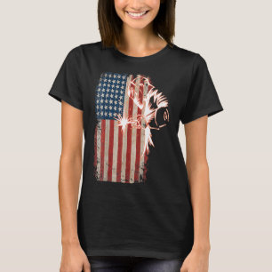 Camiseta Soldador de bandera estadounidense con problemas d