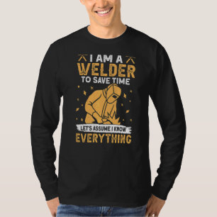 Camiseta Soldador de soldadura