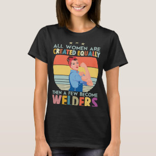 Camiseta Soldador de soldadura para mujeres