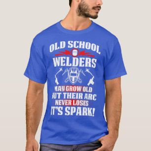 Camiseta Soldador de vieja escuela orgulloso de soldador pa