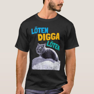 Camiseta Soldador Digga Soldador Bebedor de Cerveza Gato de
