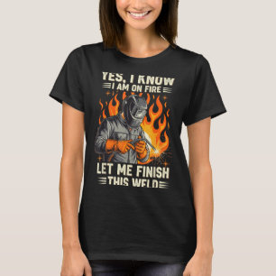 Camiseta Soldador Divertido Soldando Sí, Lo Sé, Estoy en Ll