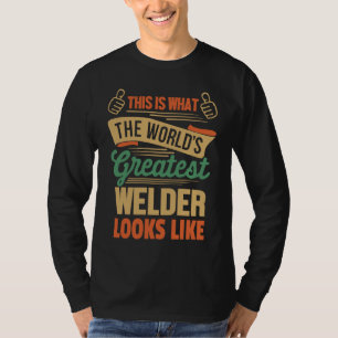 Camiseta Soldador El mejor soldador del mundo