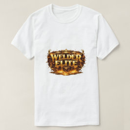Camiseta Soldador Elite Lujo Corona Diseño Fundido