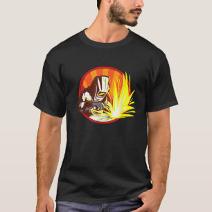Camiseta Soldador en trabajo obrero del hierro