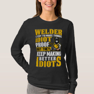 Camiseta Soldador Gráfico Sarcástico Divertido Soldadura T