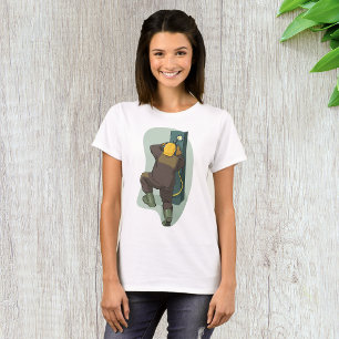 Camiseta Soldador Industrial Soldando Placa de Metal