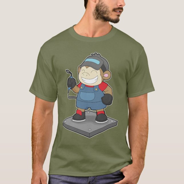 Camiseta Soldador Mono (Anverso)
