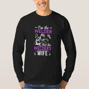 Camiseta Soldador  Sé que sueldo como una chica, trata de m