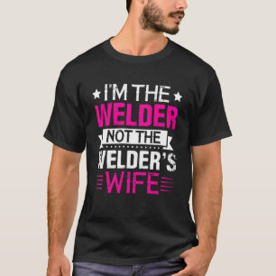 Camiseta Soldador  Sé que sueldo como una chica, trata de s