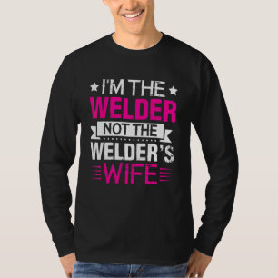 Camiseta Soldador Sé que sueldo como una chica, trata de s