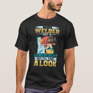 Camiseta Soldadora Femenina Funny Funny Soldadura Mechanic