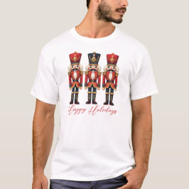 Camiseta Soldados cazadores de nueces felices festividades