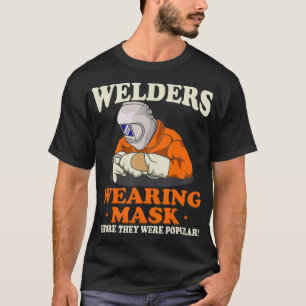 Camiseta Soldados con humor de máscara gracioso soldadura D
