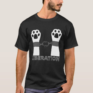 Camiseta Soldados de animales libres de liberación animal e