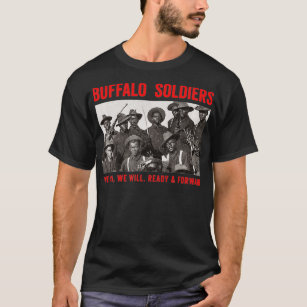 Camiseta Soldados de búfalo 9 y 10 de Cavalry African Amer