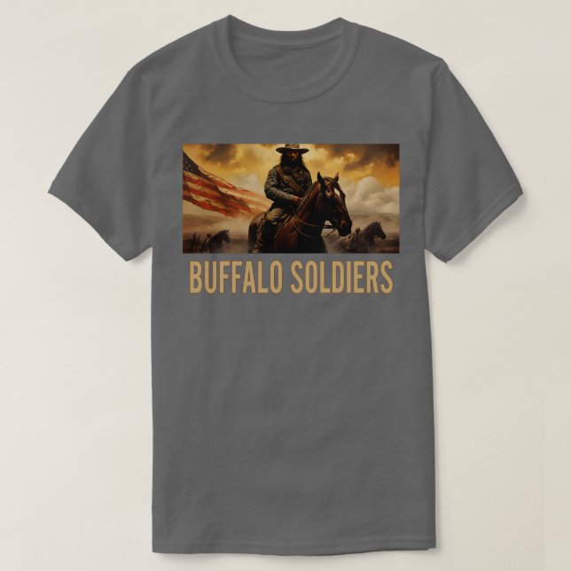 Camiseta SOLDADOS DE BUFFALO viajando 1 (Diseño del anverso)