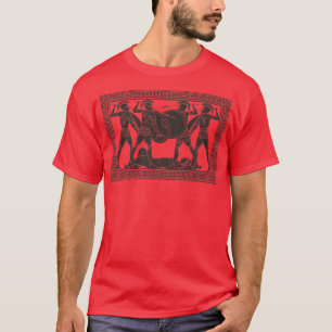 Camiseta Soldados griegos mienten estatua de diosas diosas 