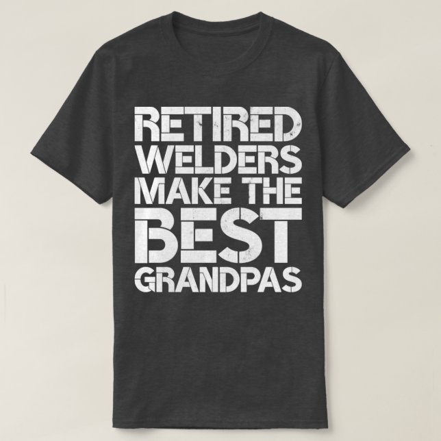 Camiseta Soldados jubilados hacen que los mejores abuelitos (Diseño del anverso)