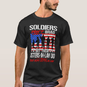 Camiseta Soldados no desafian a la hermana del ejército