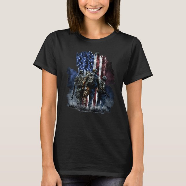 Camiseta Soldados para siempre (Anverso)