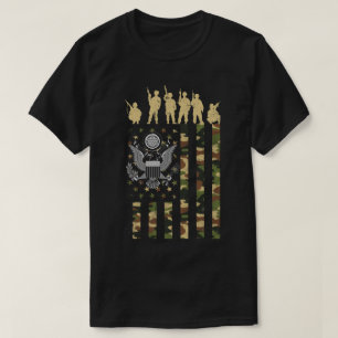 Camiseta Soldados Patriotismo norteamericano