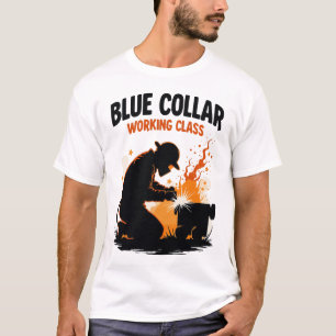 Camiseta Soldadura de cuello azul - Clase trabajadora Grit 