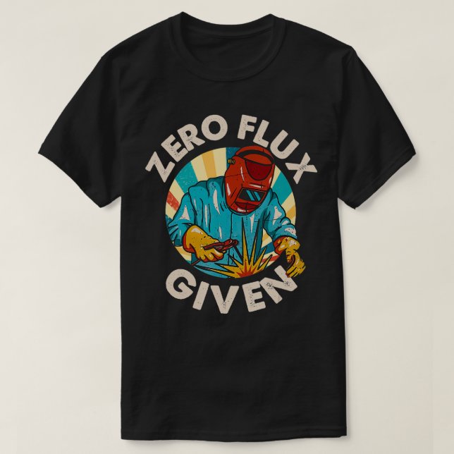 Camiseta Soldadura de flujo cero (Diseño del anverso)