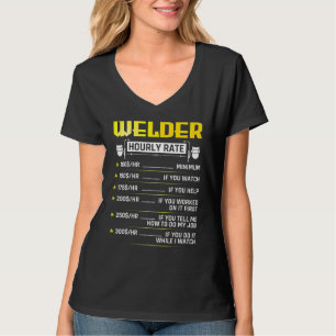 Camiseta Soldadura de la tarifa horaria de soldadura de los
