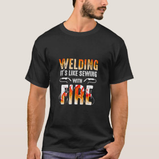 Camiseta Soldadura de regalo para soldadura como coser con