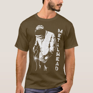Camiseta Soldadura de soldadura de metal tejido Metalizado 
