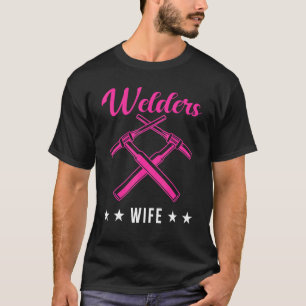 Camiseta Soldadura de soldadura de soldadora de peluca de W