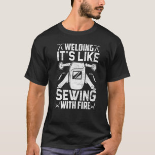 Camiseta Soldadura de soldadura es como masticar con balsas