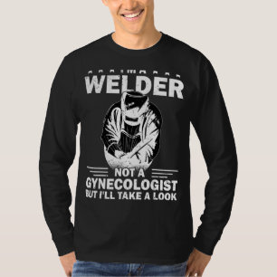 Camiseta Soldadura de trabajador Metalizado soldador