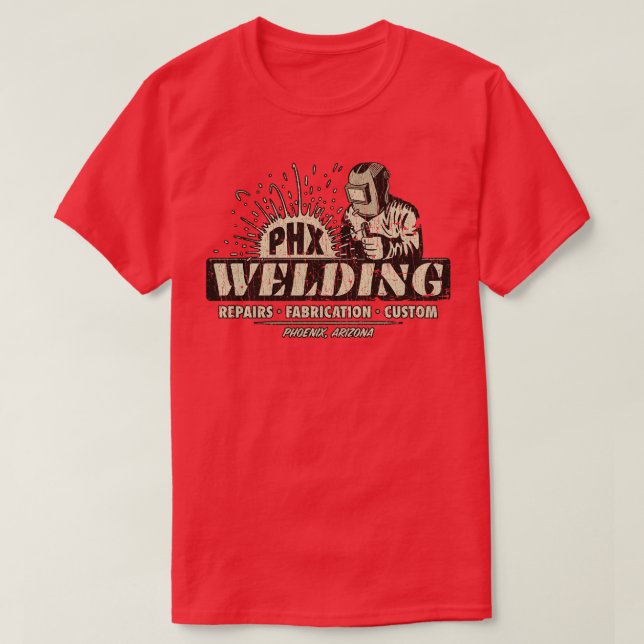 Camiseta Soldadura PHX 1985 (Diseño del anverso)