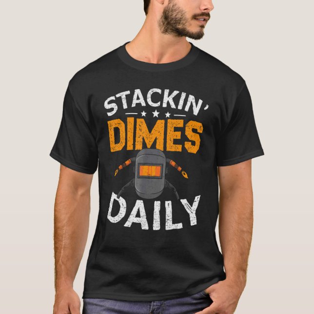 Camiseta Soldadura por apilamiento de soldadura diaria (Anverso)