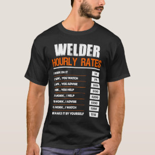 Camiseta Soldadura por hora de soldadura para hombres de tr