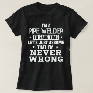Camiseta Soldadura por tubería