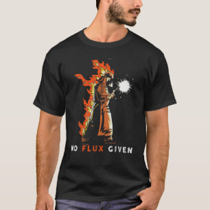 Camiseta Soldadura sin flujo dada soldadura 1