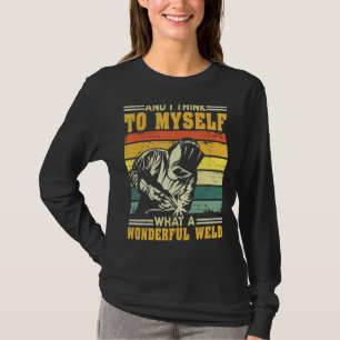 Camiseta Soldadura vintage para hombres padre herrero traba