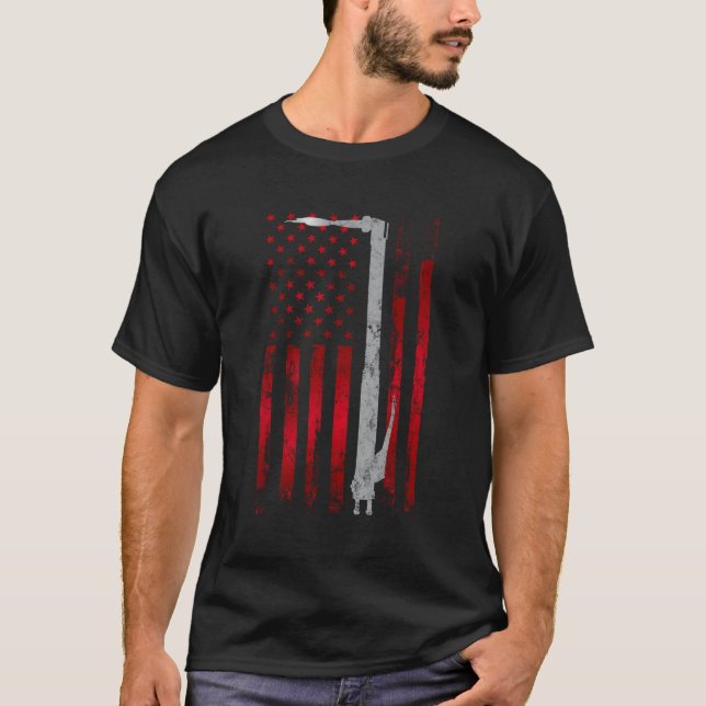 Camiseta Soldando Patriótico Eeuu Bandera Americana Welder (Anverso)