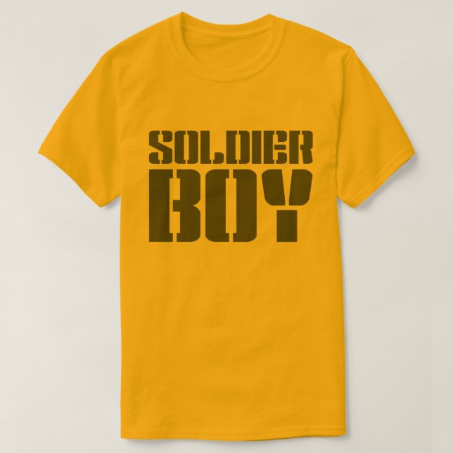 CAMISETA SOLDIER BOY (Diseño del anverso)