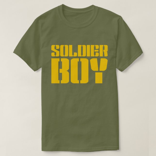 CAMISETA SOLDIER BOY (Diseño del anverso)