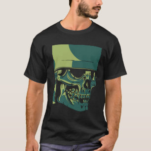 Camiseta Soldier Skull Simple Moderno Art Trendy