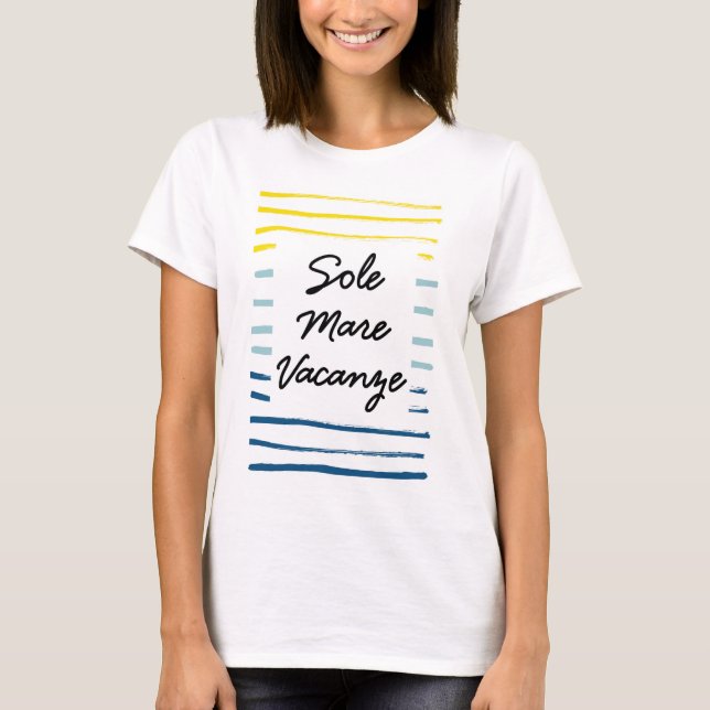 Camiseta Sole Mare Vacanze (Anverso)