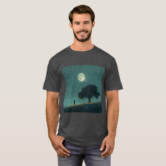 Camiseta Soledad Lluviosa – Ilustración de Persona Solitari