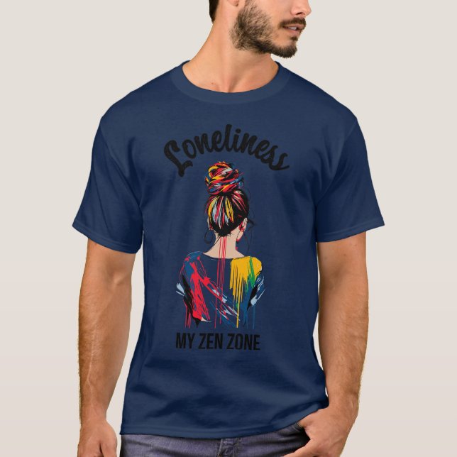 Camiseta Soledad mi zona zen (Anverso)
