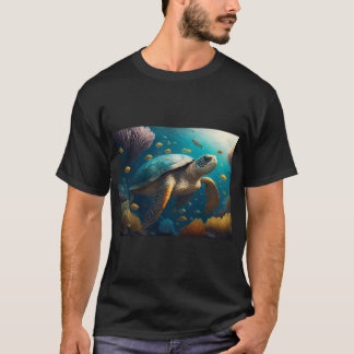 Camiseta Soledad Oceánica: Una Ensoñación Subacuática de un