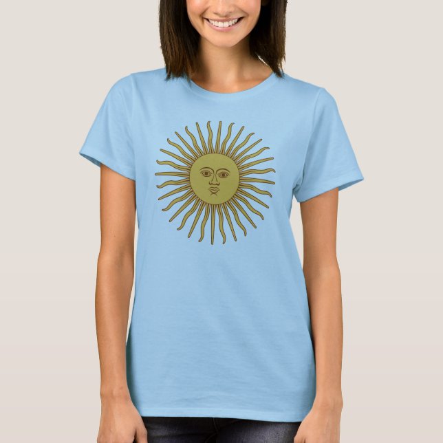 Camiseta Solenoide de Mayo de la Argentina (Anverso)