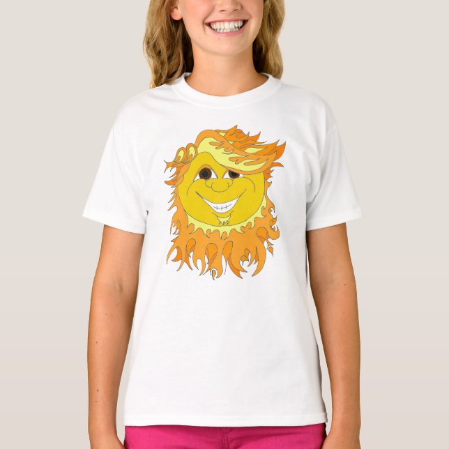 Camiseta Solenoides de Barba - El Sun barbudo (Anverso)